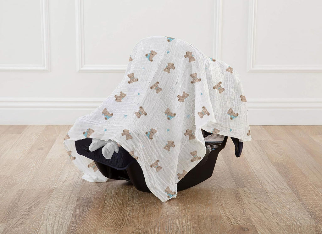American Baby Company 2-Pack 100% Cotton Muslin Swaddle Blanket (47" x 47") Muslin Swaddle Blanket