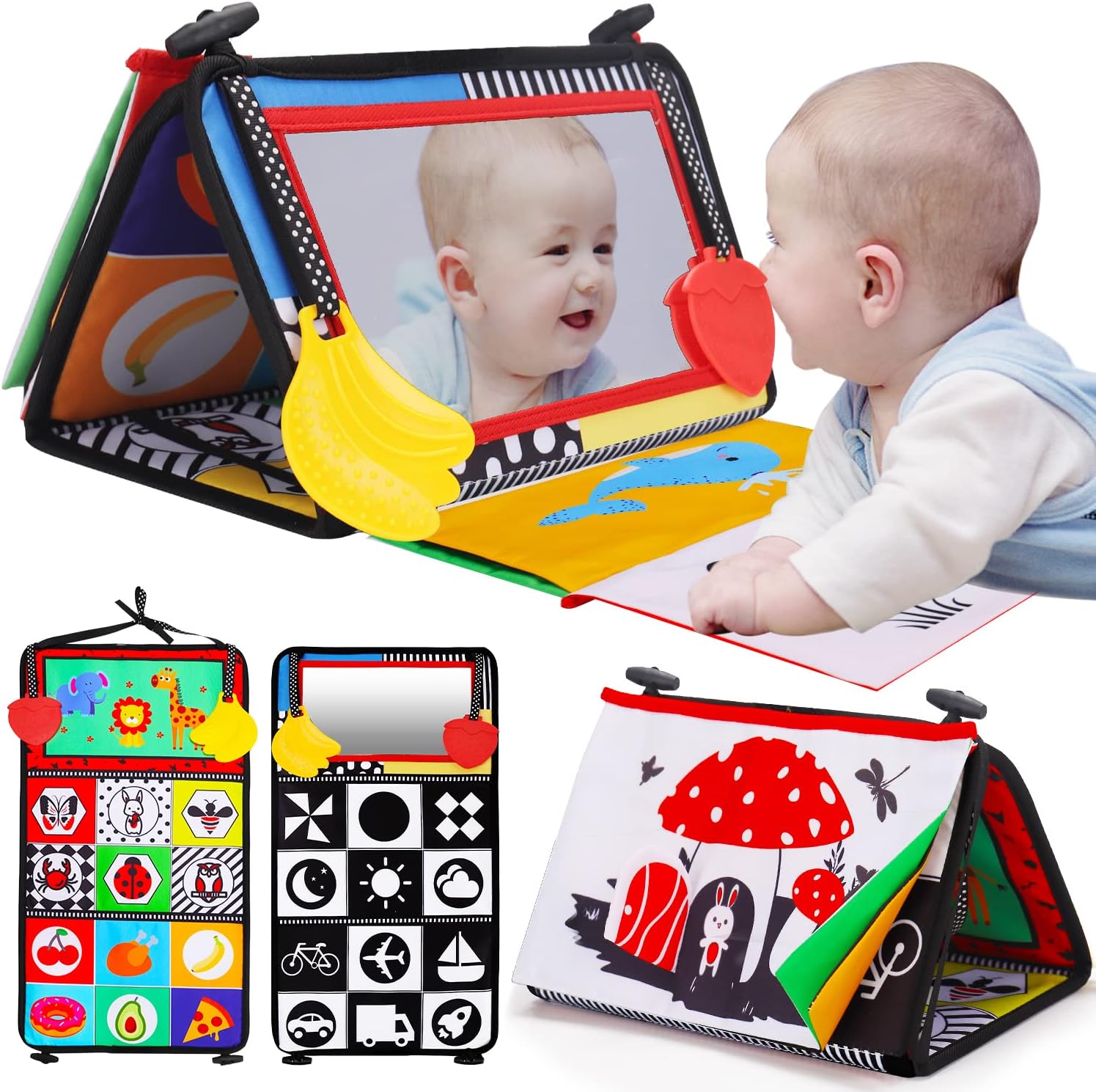 Tummy Time Baby Mirror Infant Toy