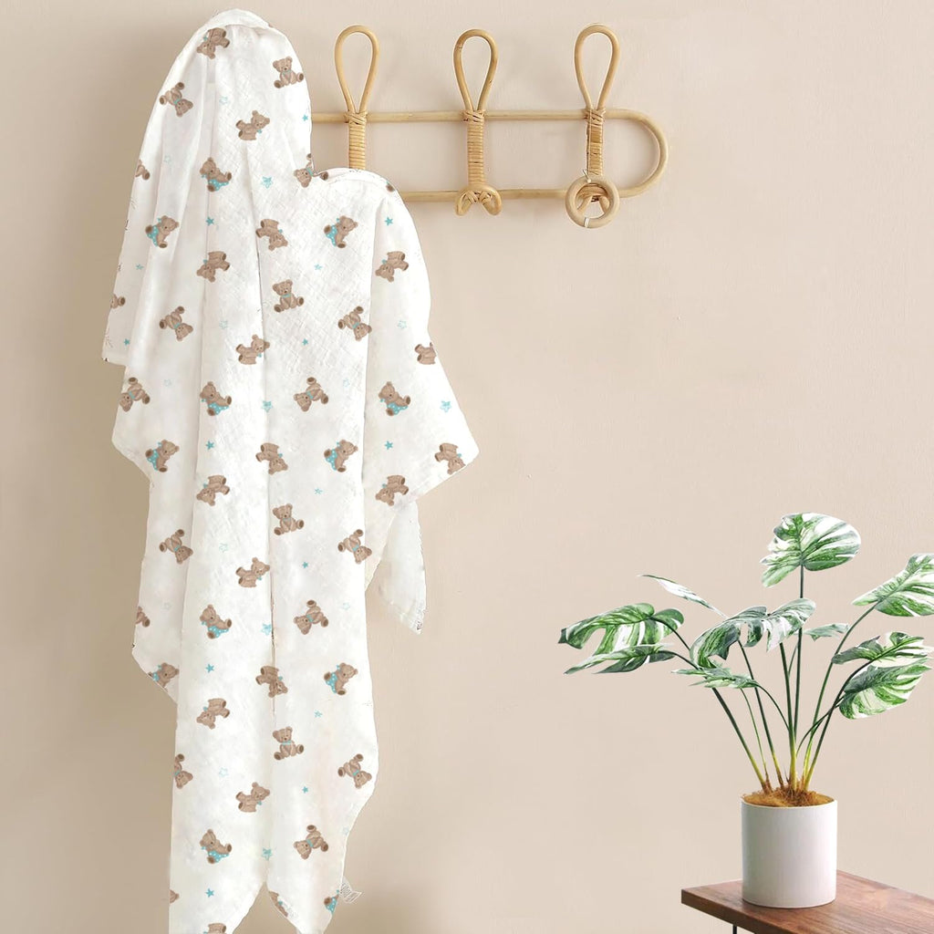 American Baby Company 2-Pack 100% Cotton Muslin Swaddle Blanket (47" x 47") Muslin Swaddle Blanket