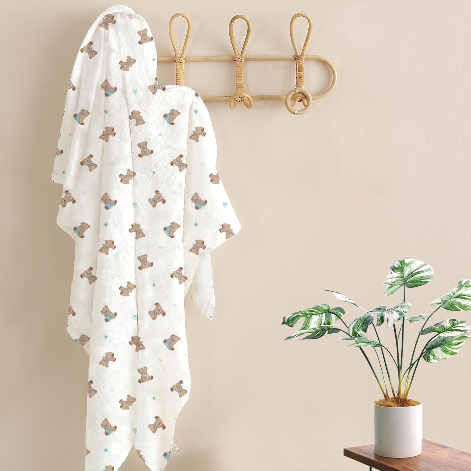 American Baby Company 2-Pack 100% Cotton Muslin Swaddle Blanket (47" x 47") Muslin Swaddle Blanket
