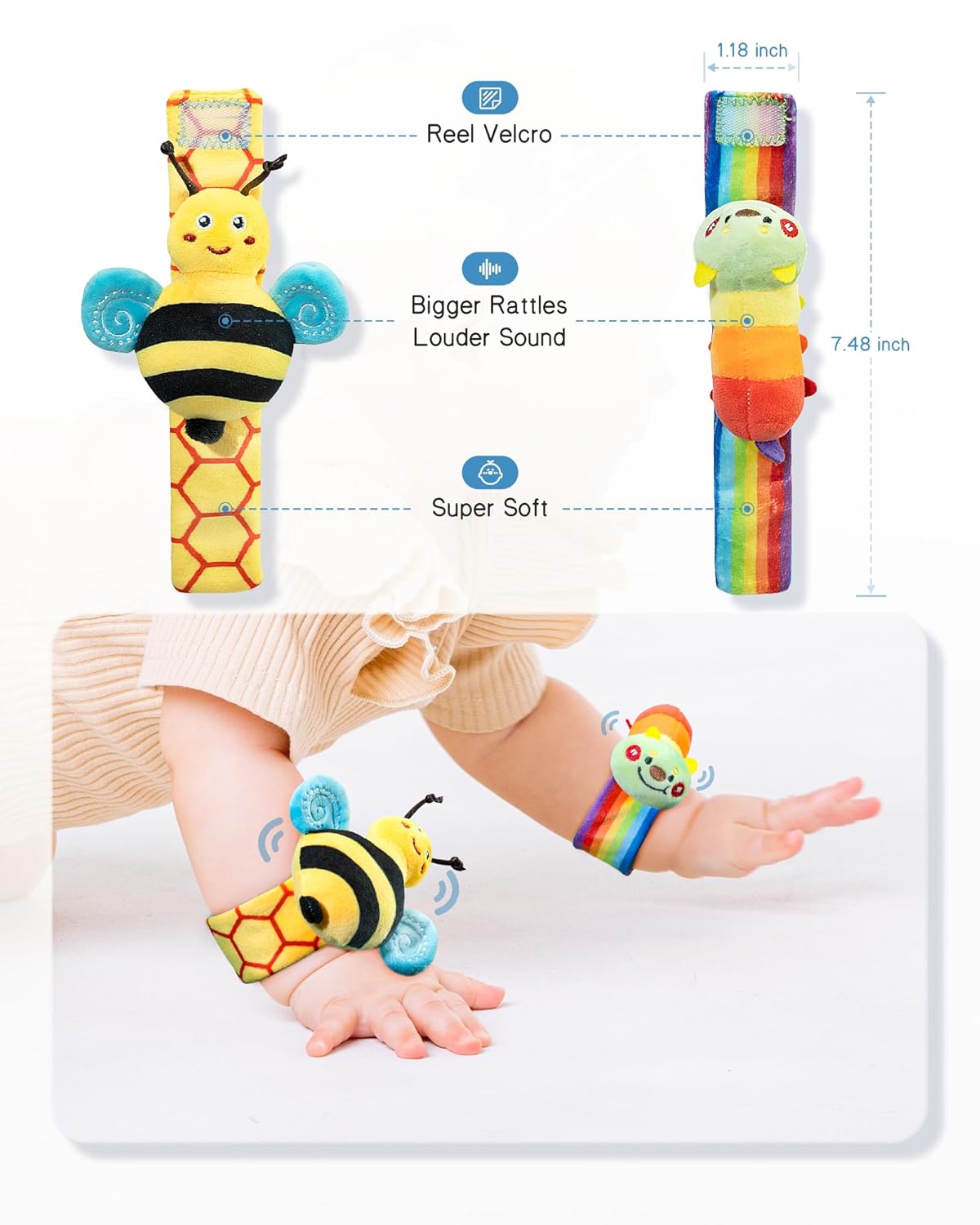 Tummy Time Baby Mirror Infant Toy